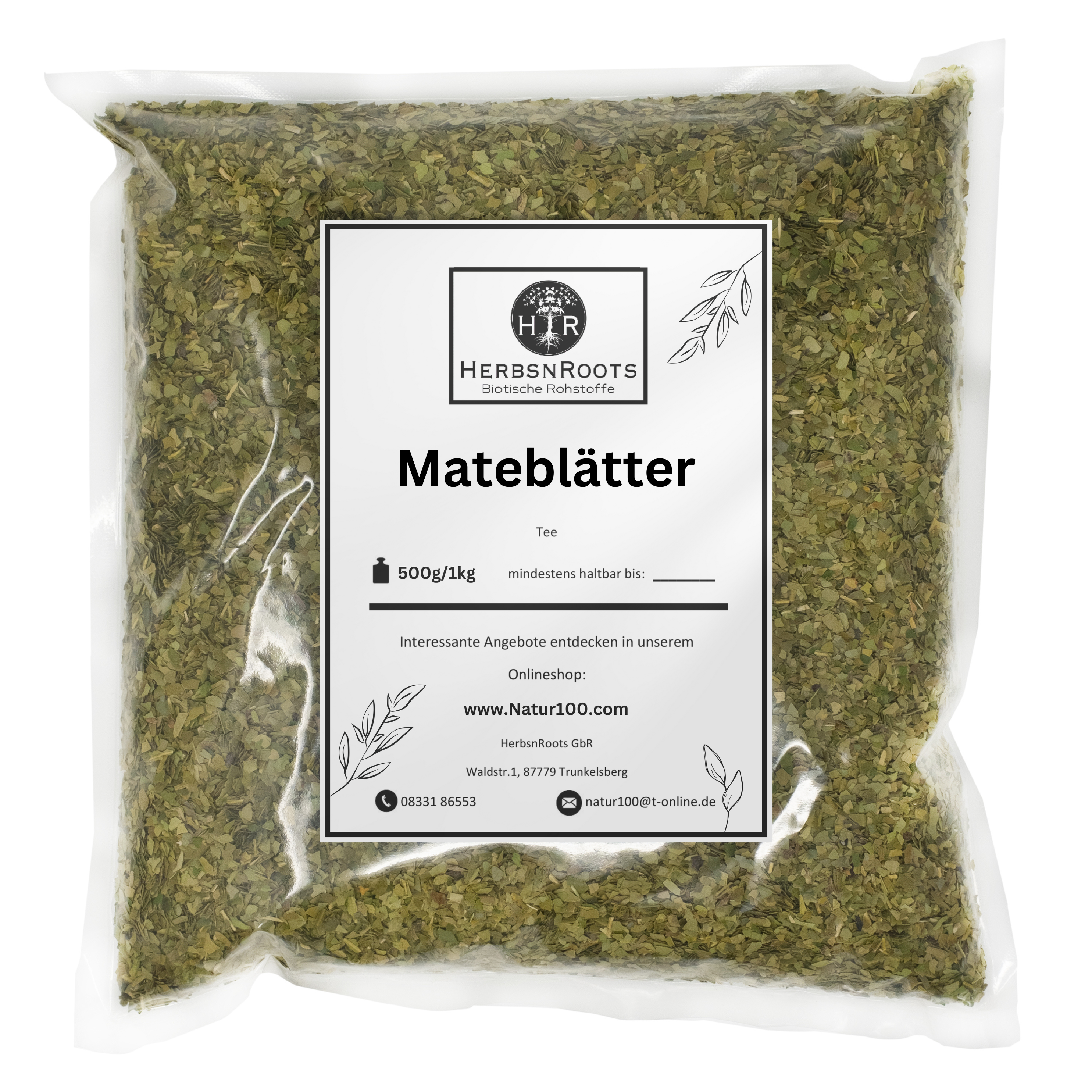 Mateblätter Tee